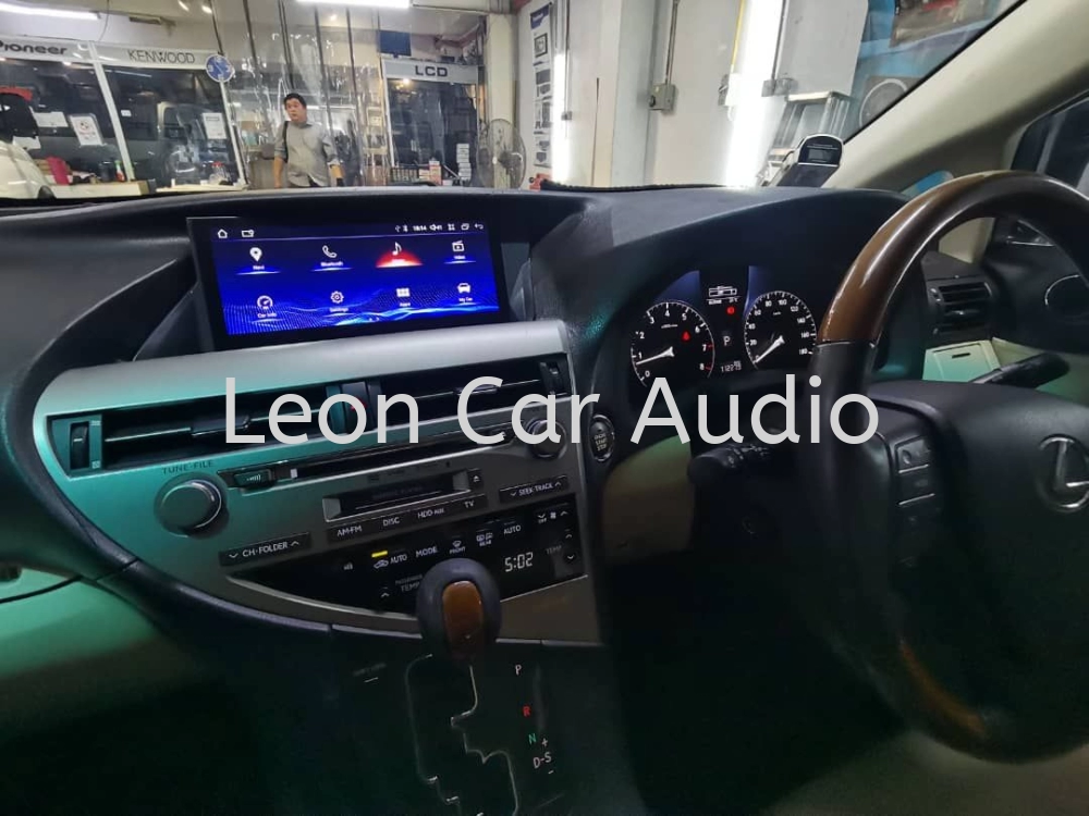 Leon Lexus rx350 oem 10.25" fhd android wifi usb mp5 gps system player