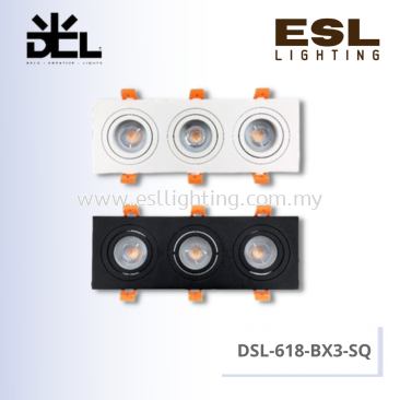 DCL DOWNLIGHT EYEBALL DSL-618-BX3-SQ