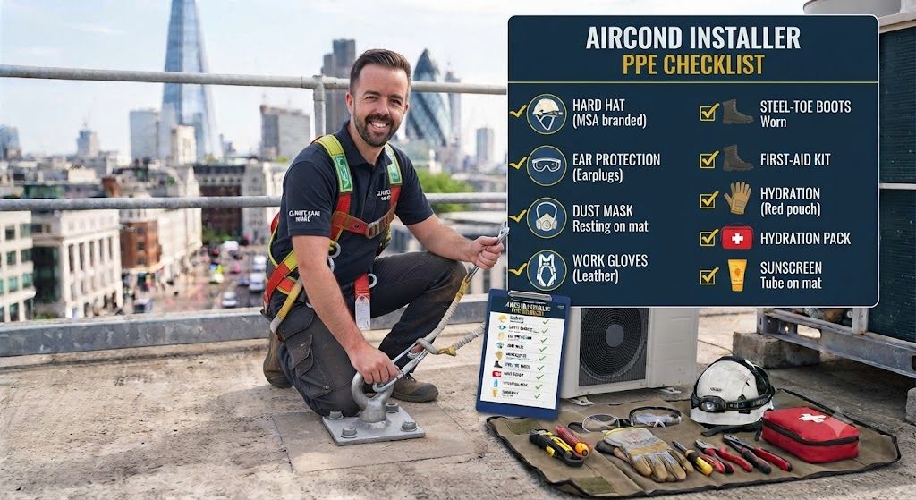 aircond installer protective equipment checklist