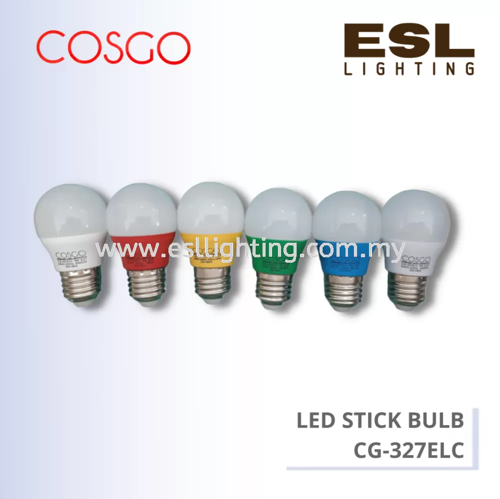 COSGO LED COLOR BULB E27 3W - CG-327ELC