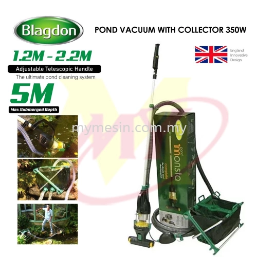 BLAGDON Pond Monsta / Pond Vacuum With Collector - The Ultimate Pond Cleaning System 350W