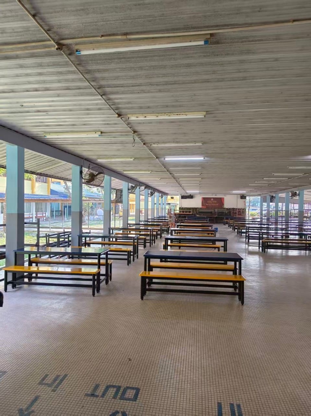 School Canteen Table & Bench Set Malaysia | Fibreglass Cafeteria Table | Pembekal Meja dan Kerusi Kanti Sekolah - Deliver to Kulim, Lunas, Sungai Petani, KL, Puchong, Bertam, Perai, Bayan Baru
