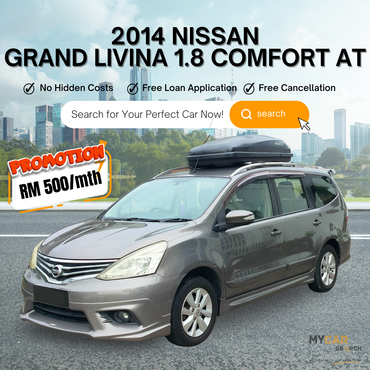 2014 NISSAN GRAND LIVINA 1.8 COMFORT AT