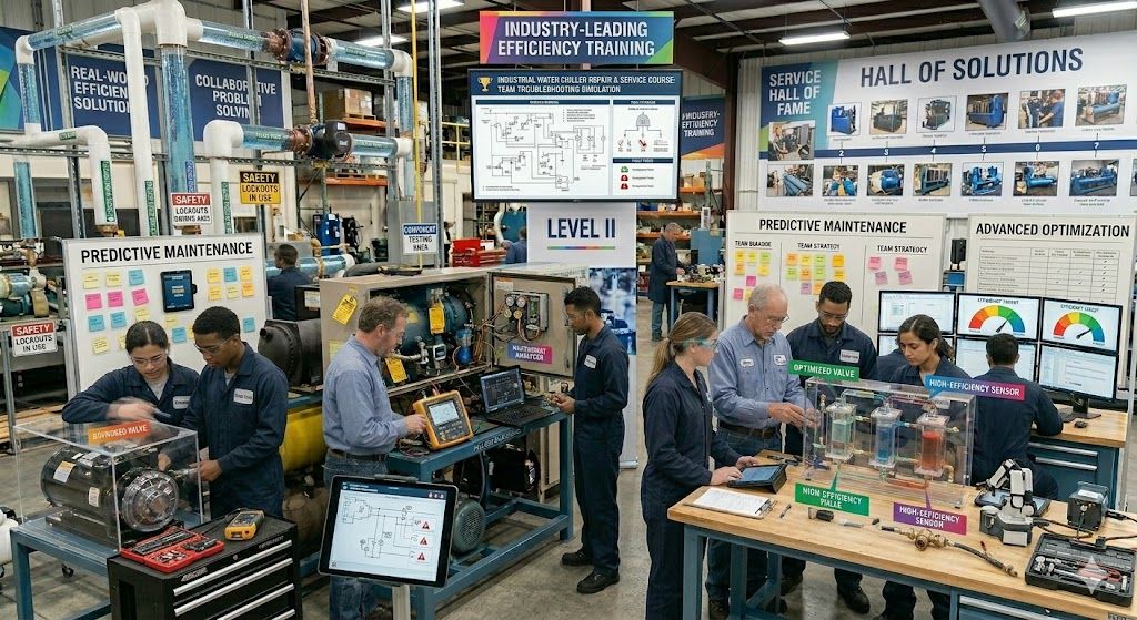 Industrial water chiller repair and service course