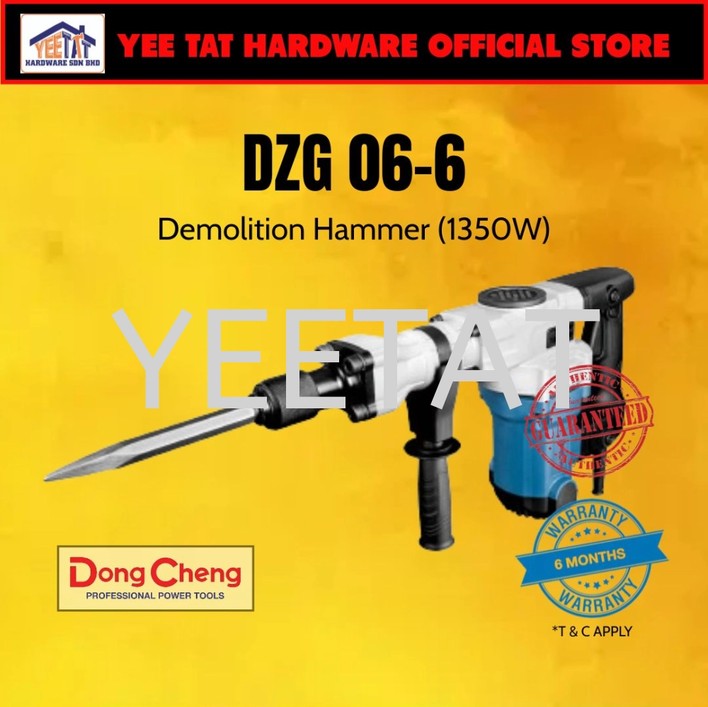 [ DONGCHENG ] DZG06-6 PERCUSSION HAMMER DEMOLITION (1350W)