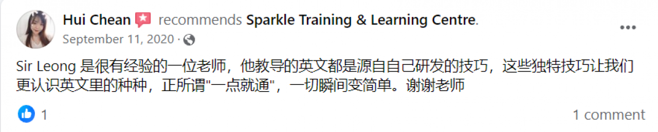 Customer's Rating & Review & SPARKLE TRAINING & LEARNING CENTRE