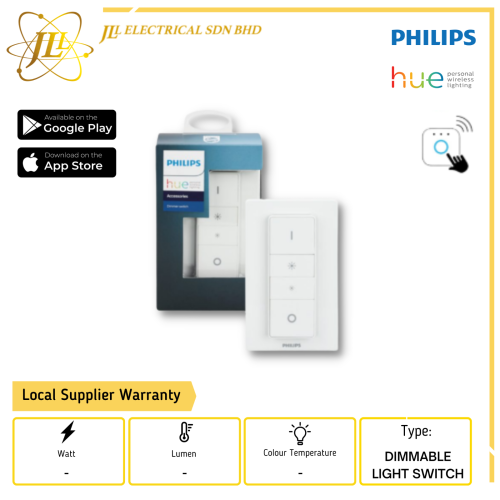PHILIPS HUE DIMMER LIGHT SWITCH 473371 SAFETY SHOE Kuala Lumpur (KL),  Selangor, Malaysia Supplier, Supply, Supplies, Distributor | JLL Electrical  Sdn Bhd