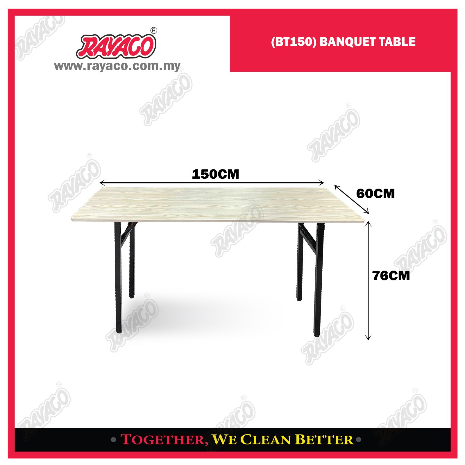 (BT150) BANQUET TABLE