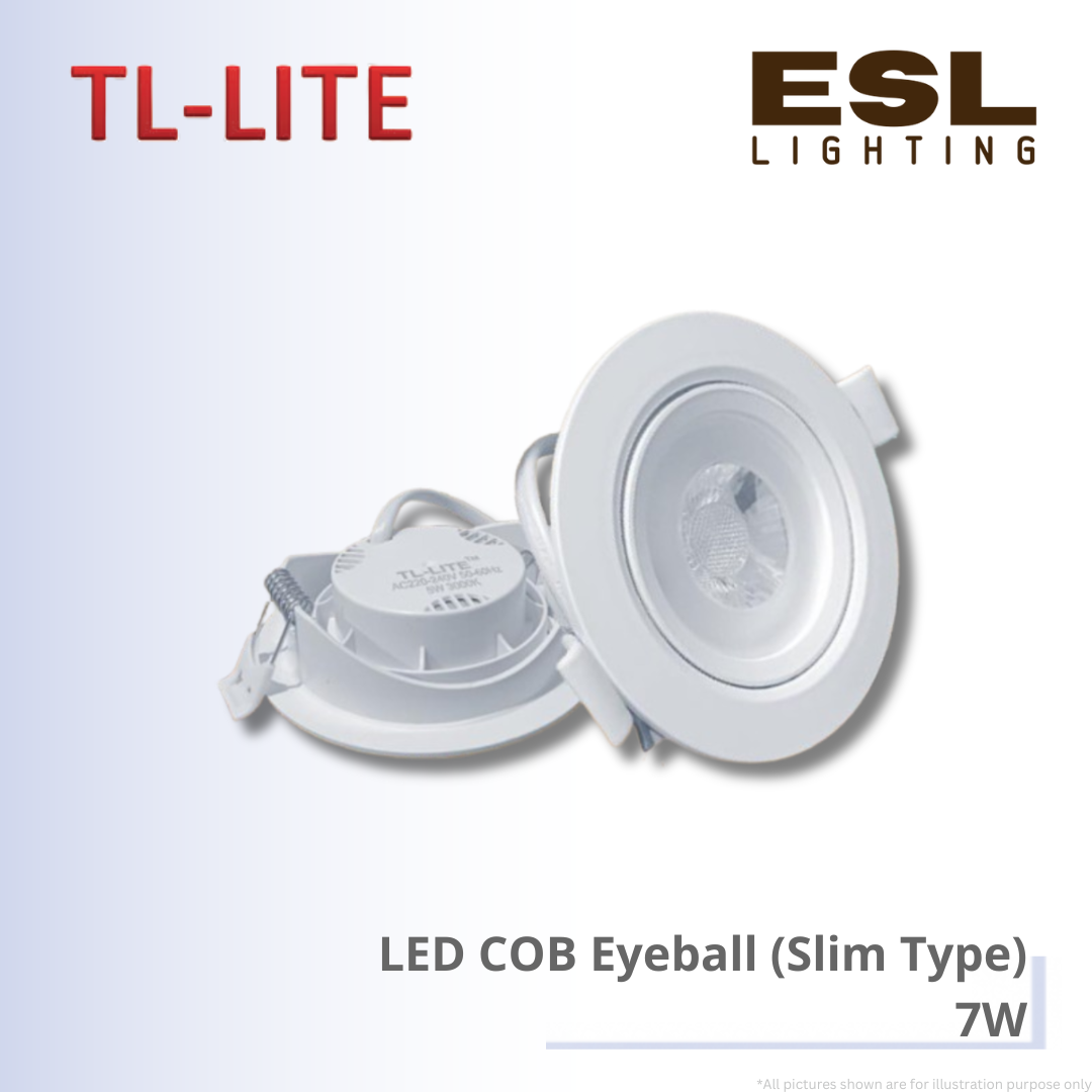 TL-LITE LED COB Eyeball (Slim Type) - 7W