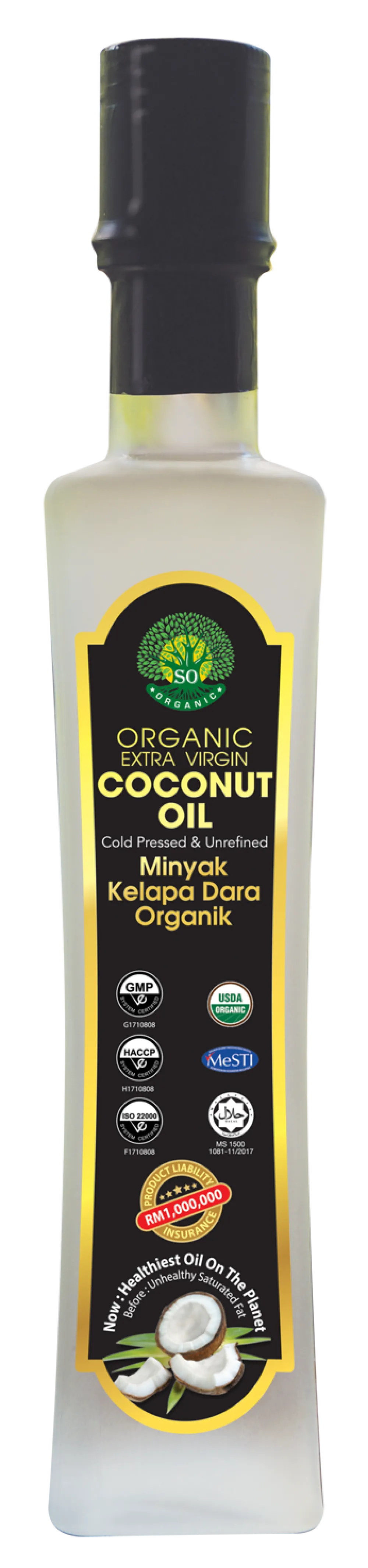 SO Organic Extra Virgin Coconut Oil 275ml