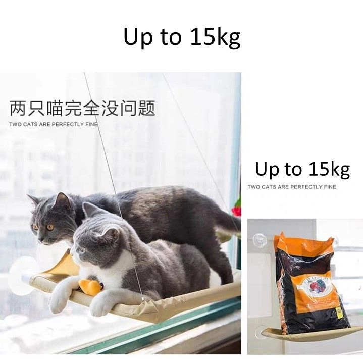 55CM OPTIONAL SUNNY SEAT PET & CAT HAMMOCK CAT WINDOW HANGING BED HAMMOCK KUCING TEMPAT TIDUR 猫吊床 猫咪窗挂吊床