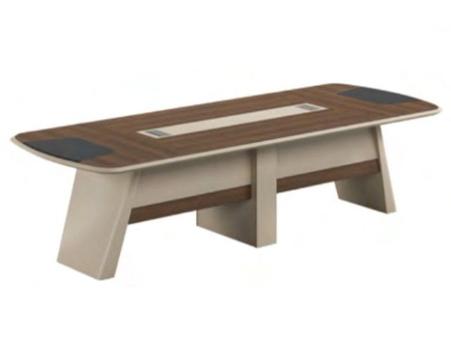 Office Wooden Conference Table | Rectangular Office Meeting Table at Nilai, Bangi, Setia Alam, Shah Alam IPZB-12C 