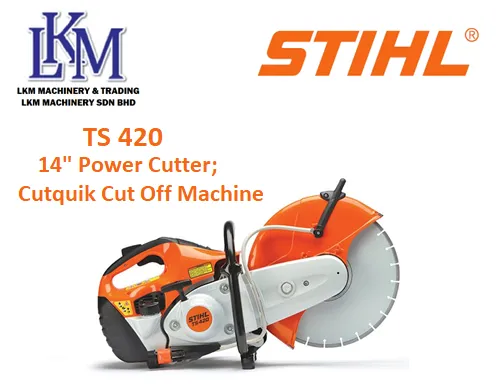 STIHL 14" POWER CUTTER; Cutquik Cut-off Machine 66.7cc