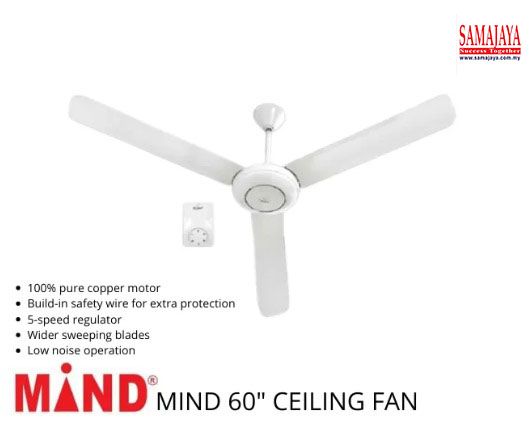 Mind MCF-60 60" Ceiling Fan (White)