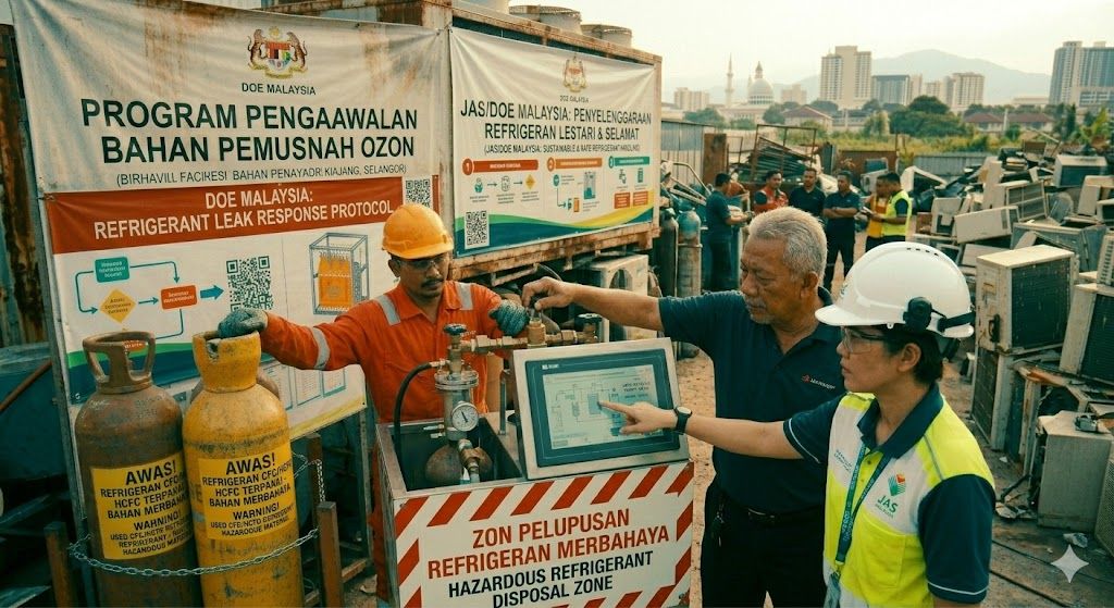 refrigerant disposal hazardous material Malaysia DOE