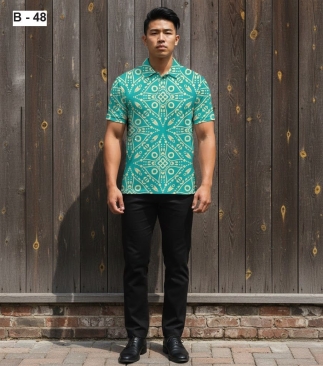 Custom Batik Sublimation T-Shirt