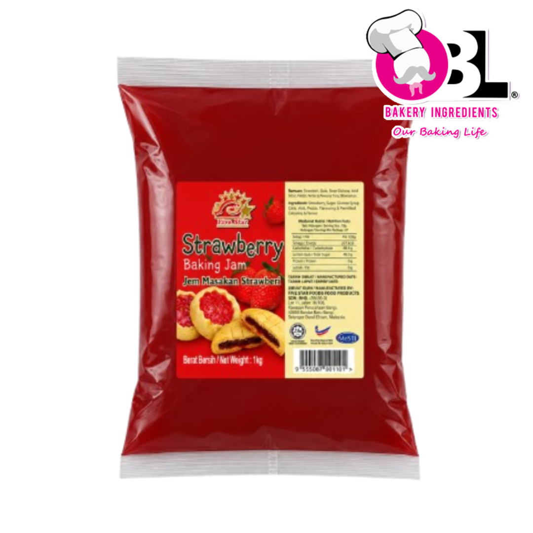 BINTANG LIMA-STRAWBERRY BAKING JAM 1KG/ 1CTN