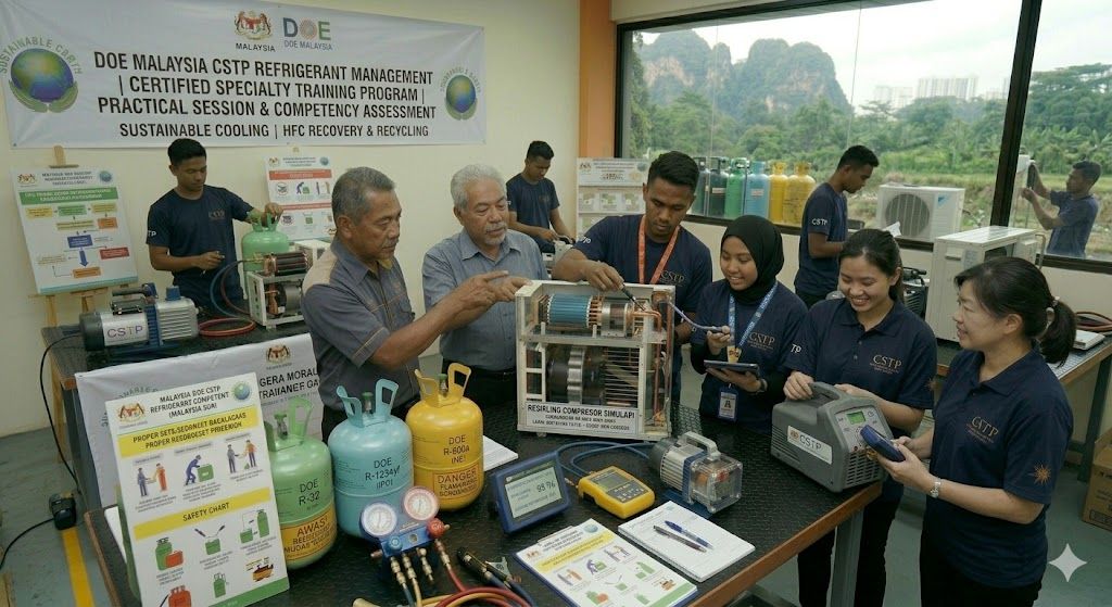 DOE CSTP refrigerant management course Malaysia