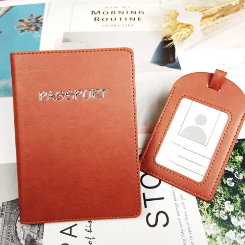 Simple Passport Cover and Travel Tag  02