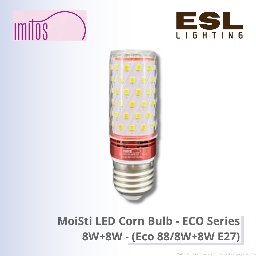 IMITOS MoiSti LED Corn Bulb (ECO Series) 8W+8W - Eco 88/8W+8W E27