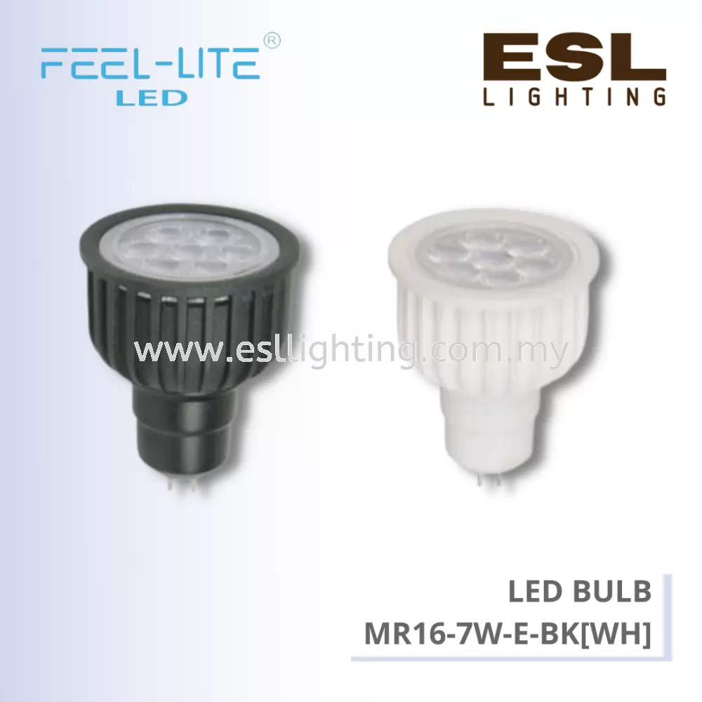 FEEL LITE LED BULB MR16 7W - MR16-7W-E-BK[WH]
