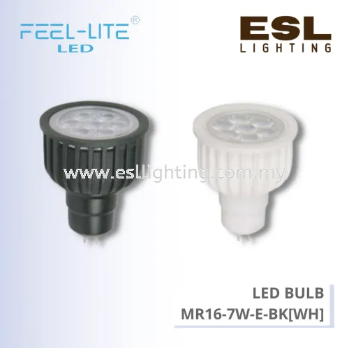 FEEL LITE LED BULB MR16 7W - MR16-7W-E-BK[WH]