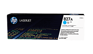 HP 827A Cyan Original LaserJet Toner Cartridge CF301A