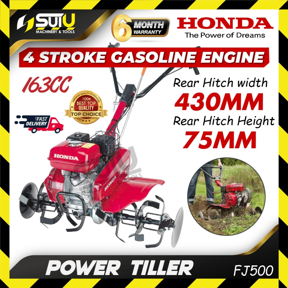 HONDA FJ500 163CC 4-Stroke Gasoline Engine Power Tiller / Tilling Machine / Mesin Membajak 3.6kW