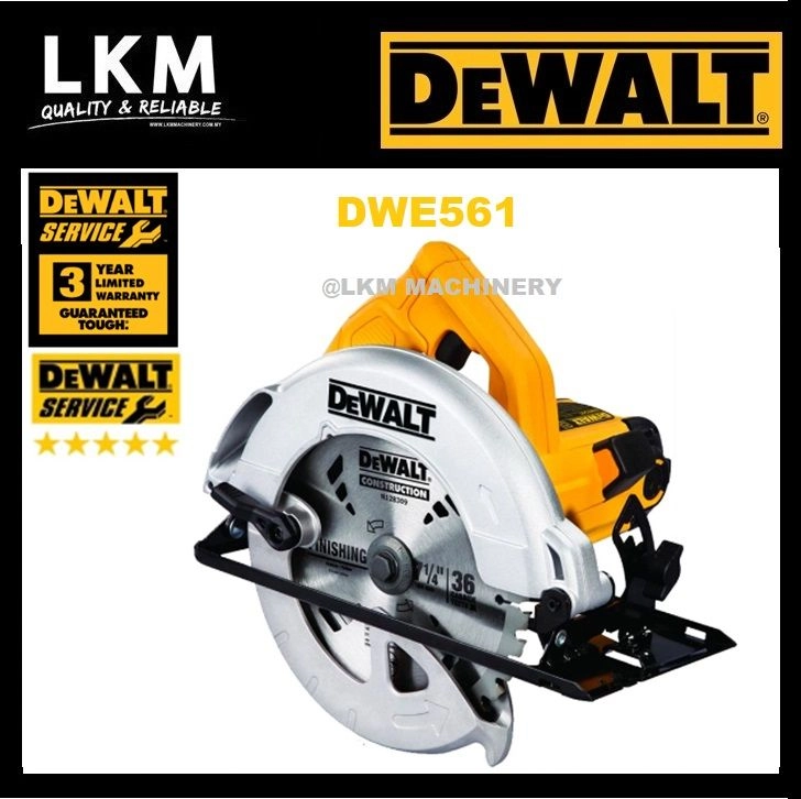 Dewalt 7"/185mm Circular Saw 1200W DWE561