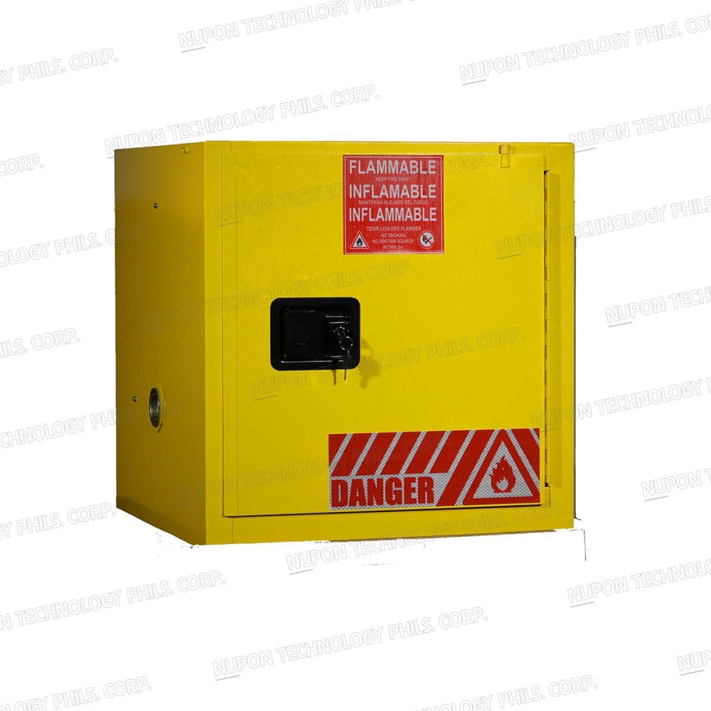 SELF-CLOSING DOOR 10 GAL FLAMMABLE SAFETY CAN STORAGE CABINETS