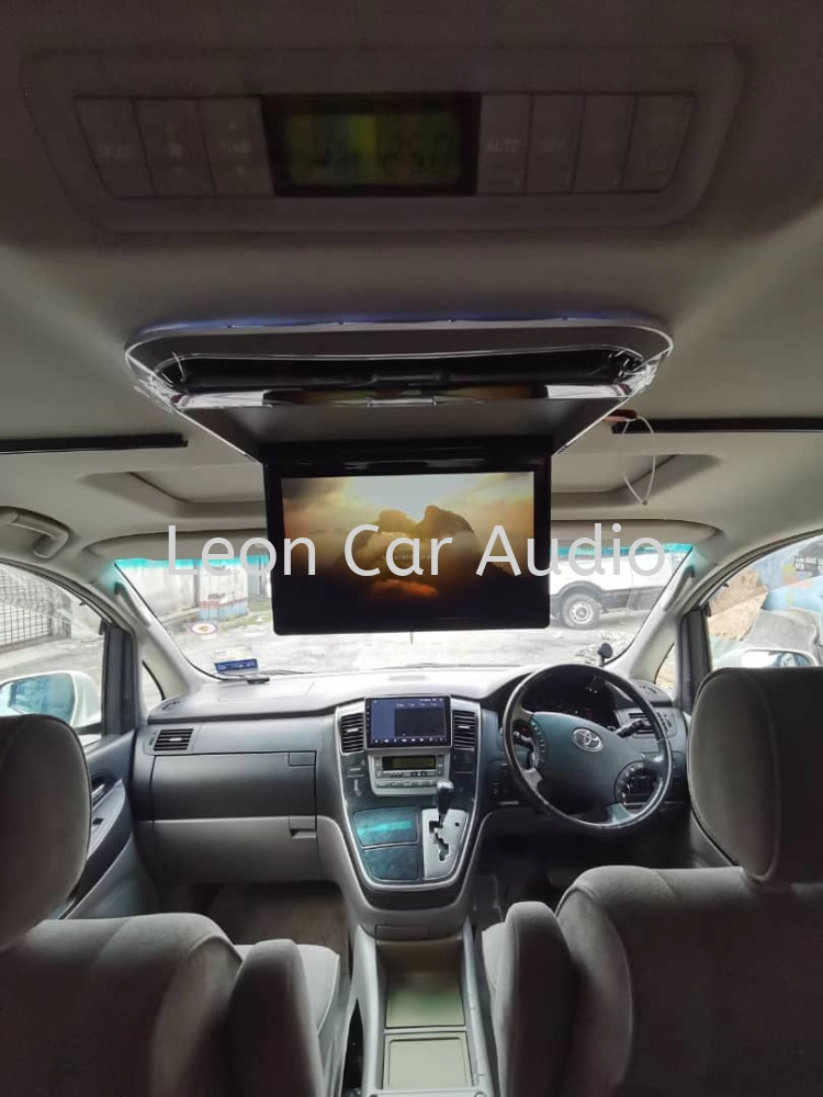 Toyota Alphard ANH10 11.6" full hd hdmi usb mp4 roof led monitor