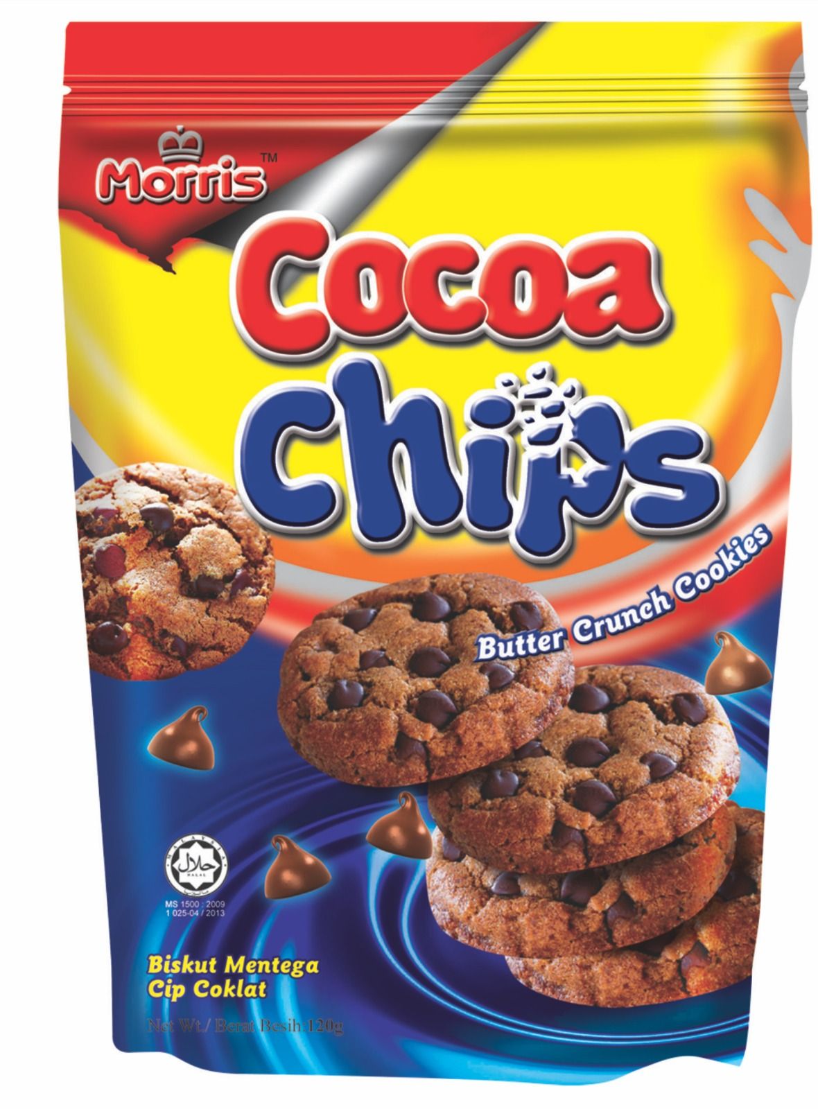 Morris Cocoa Chips Butter Crunch Chocolate Chip Cookies (120g)