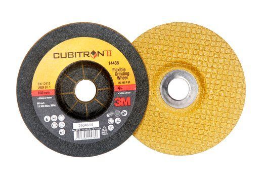 3M™ Cubitron™ II Flexible Grinding Wheel 4″