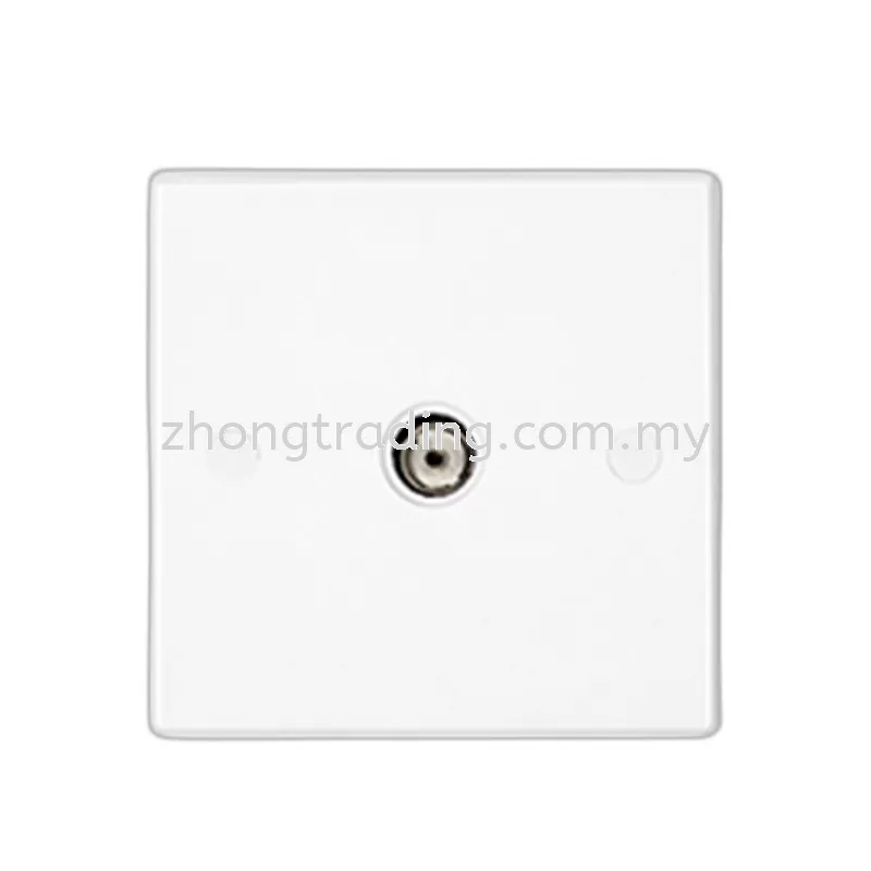 UMS 1 Gang TV Coaxial Socket TV881