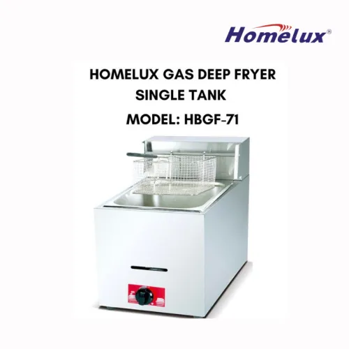 HOMELUX Gas Deep Fryer Single Tank HBGF-71