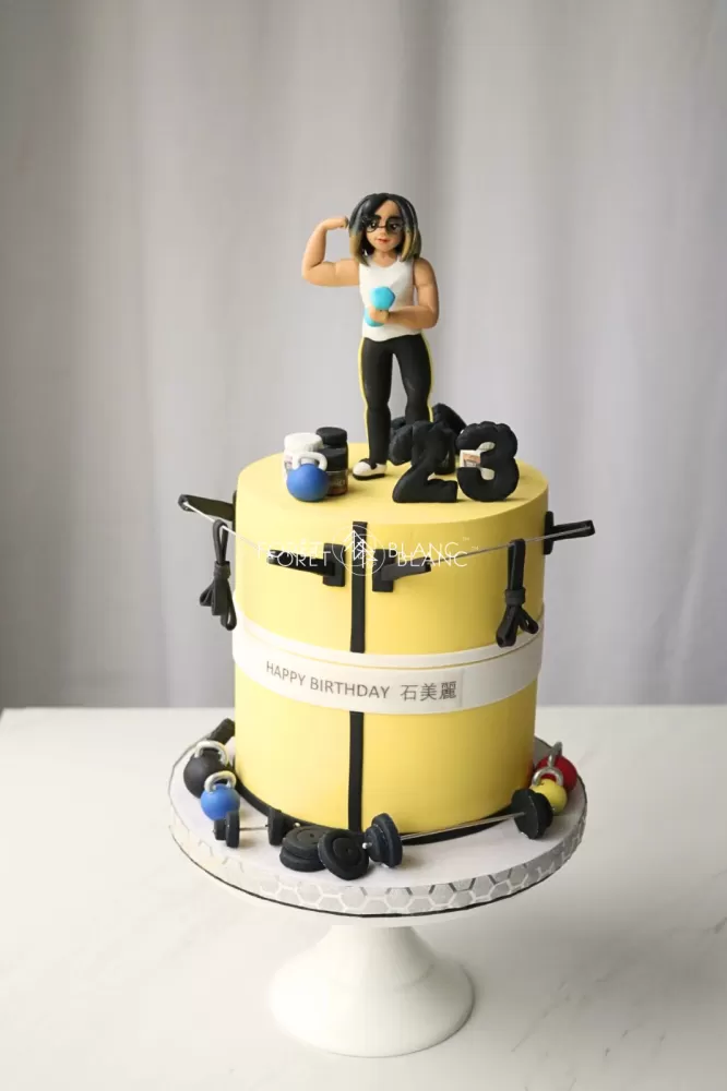 Gym Workout Cake