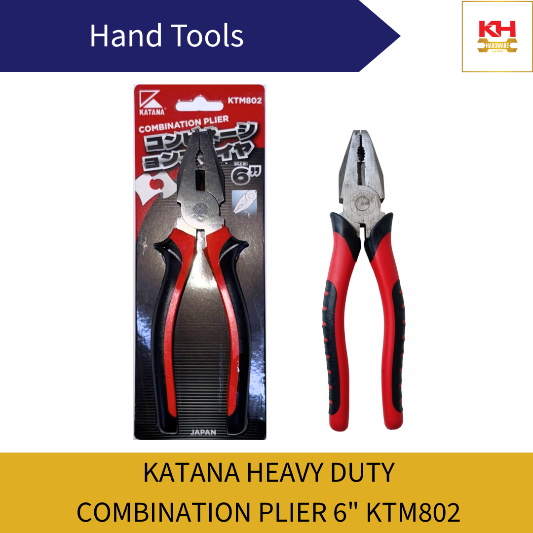 KATANA Heavy Duty Combination Plier 6" KTM802