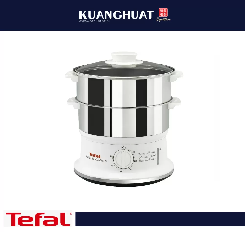 TEFAL Convenient Food Steamer Stainless Steel (6L) VC145140