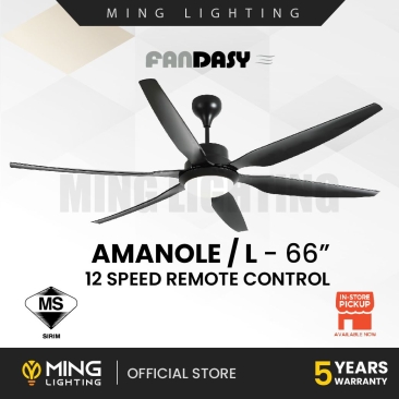 FANDASY Amanole Series 66" LED Ceiling Fan