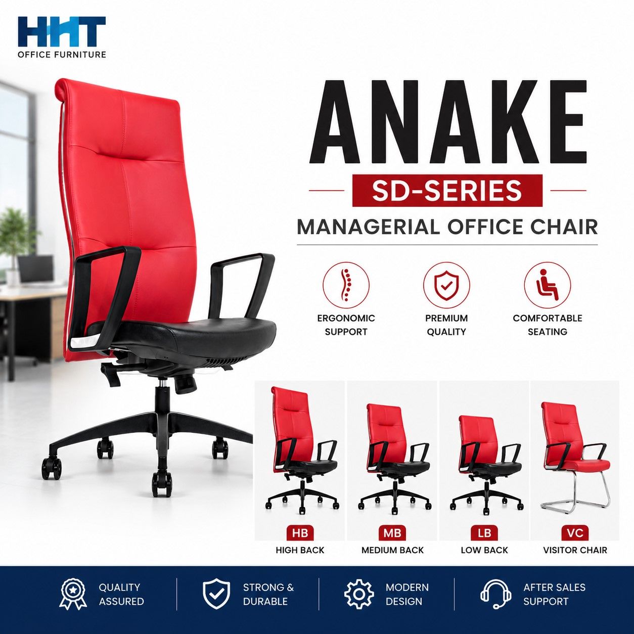 Ananke SD-Series Manager Office Chair (HB | MB | LB | VC)