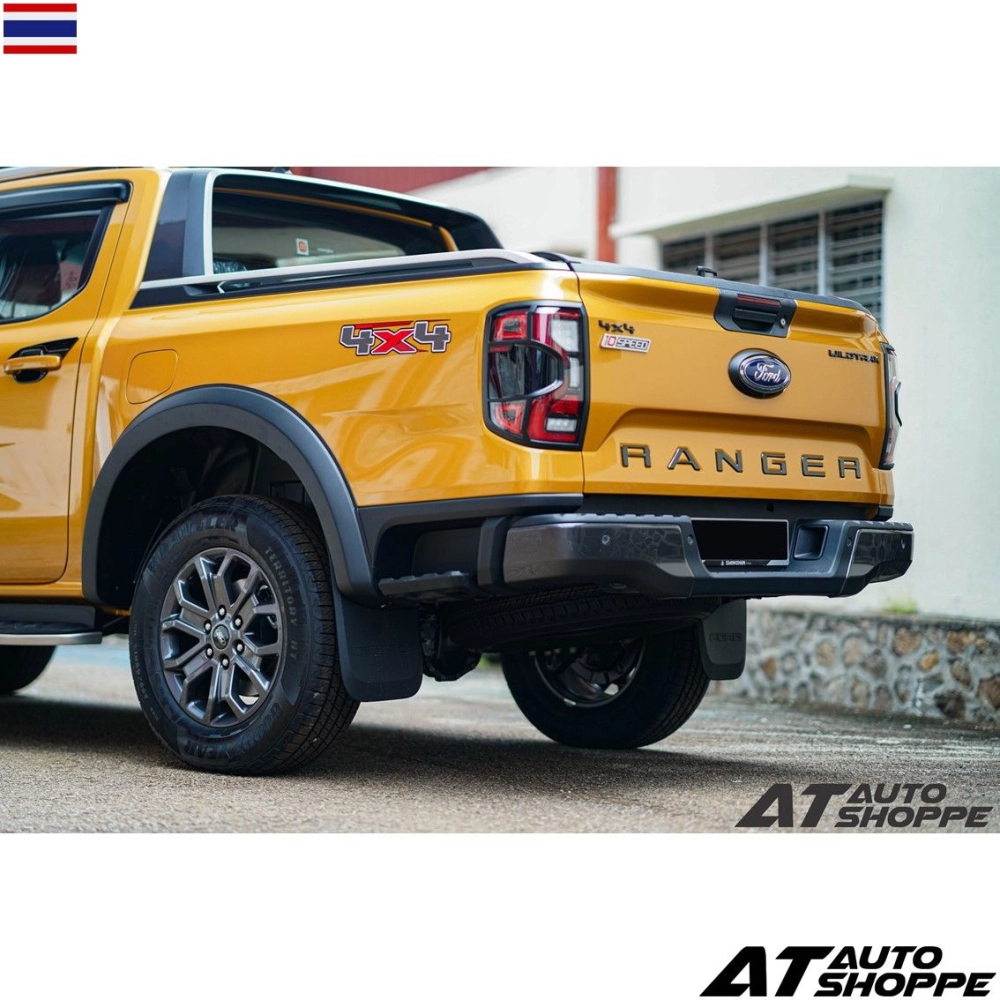 TAILGATE RANGER WORDING EMBLEM GLOSSY BLACK FOR FORD RANGER NEXT GEN ...