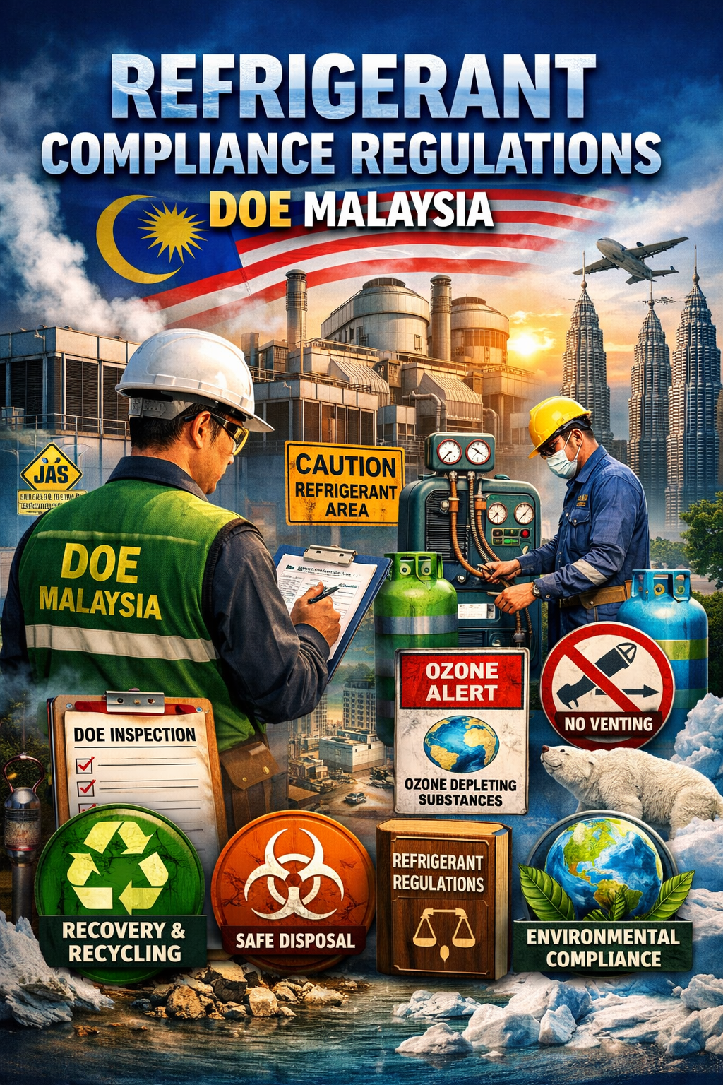 refrigerant compliance regulations DOE Malaysia