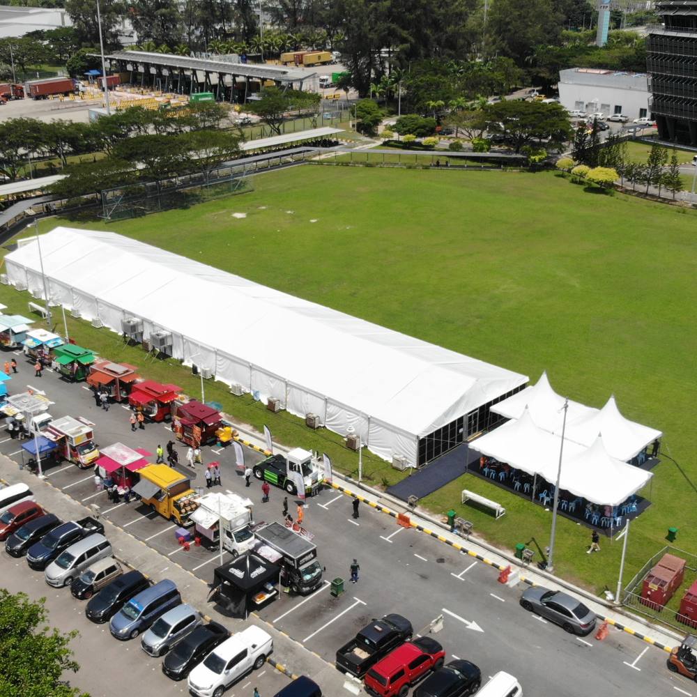 Aircond Marquee Tent (50ft x 16ft)