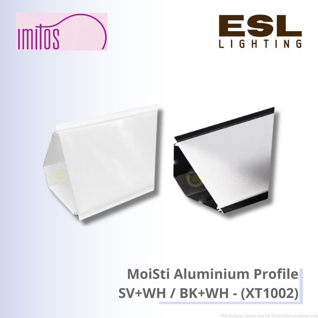 IMITOS MoiSti Aluminium Profile SV+WH / BK+WH  - XT1002