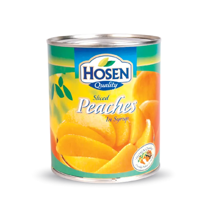 HOSEN PEACHES SLICED 825G/ 1CTN