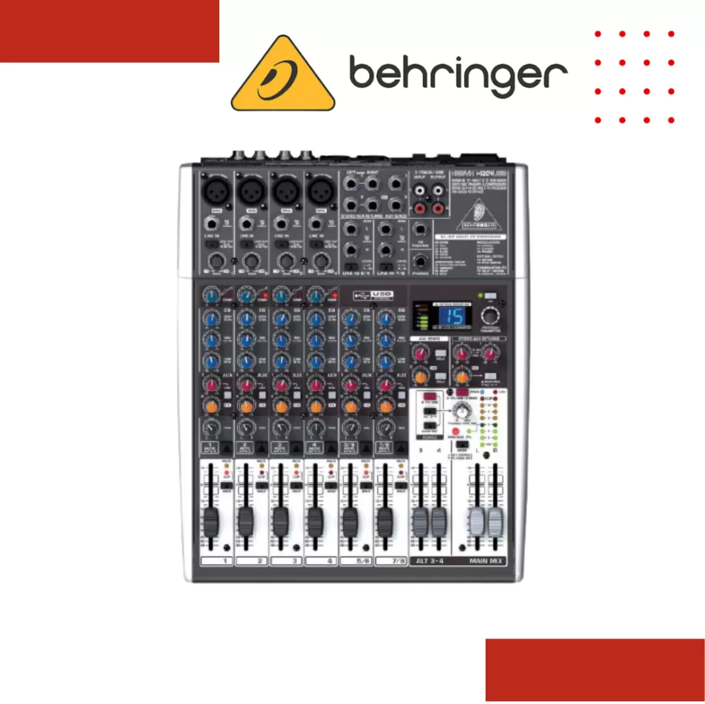 Behringer XENYX 1204USB 8-channel Mixer with USB