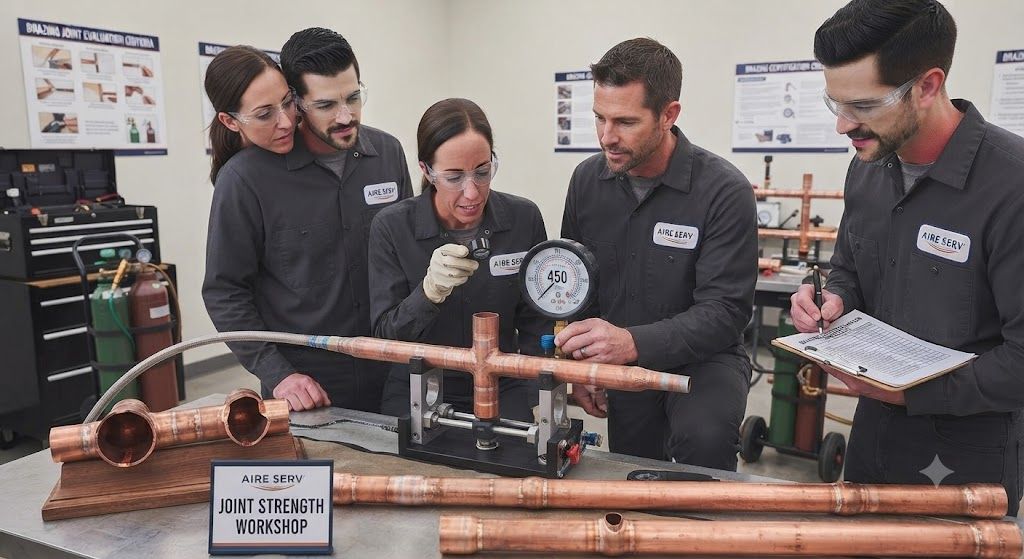 HVAC brazing joint strength workshop training