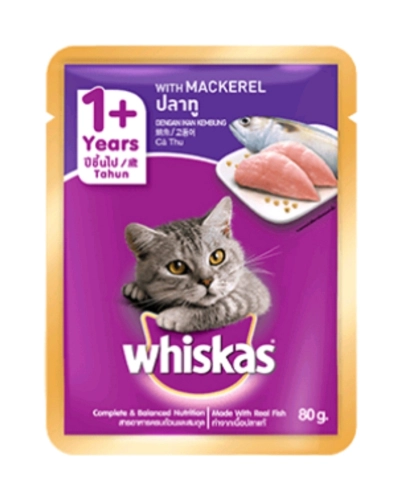 Whiskas 1+ Mackerel 85g