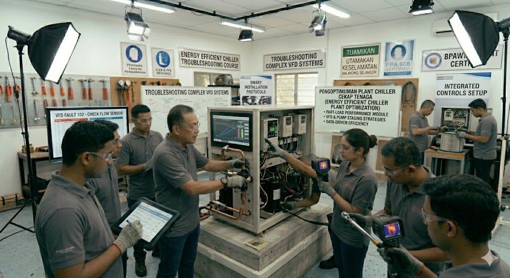 Energy efficient chiller plant operation course