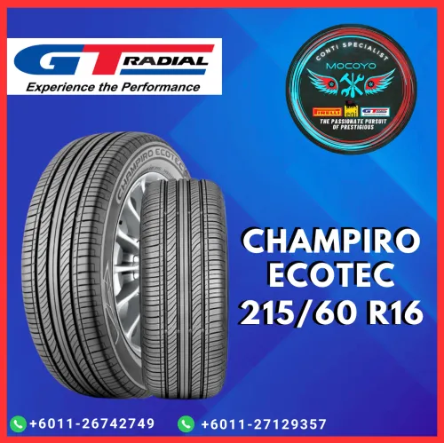 GT RADIAL CHAMPIRO ECOTEC 215/60R16